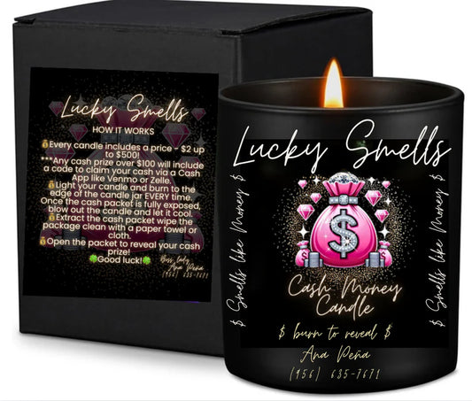 Lucky Smells Cash Money Candle